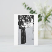 Carte Postale Gustav Klimt ~ Musik (Debout devant)
