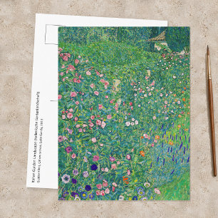 Carte Postale Gustav Klimt - Paysage de jardin italien