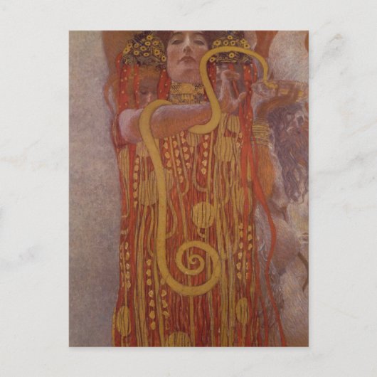 Carte Postale Gustav Klimt - Peinture Hygeia (Devant)