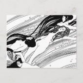 Carte Postale Gustav Klimt - Poisson Sang Surreal Art Japonais (Devant)