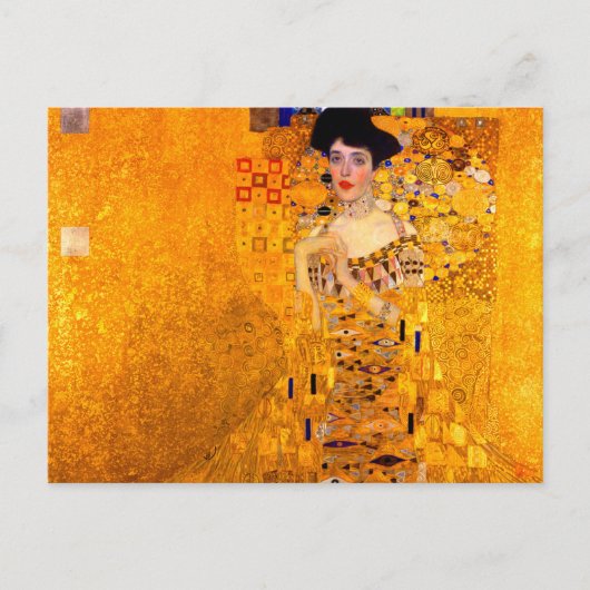 Carte Postale Gustav Klimt Portrait d'Adele Bloch Bauer (Devant)