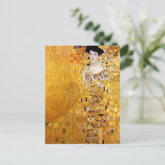 Carte Postale Gustav Klimt Portrait d'Adele Bloch-Bauer I (Debout devant)
