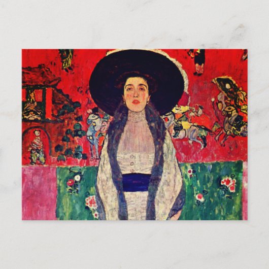 Carte Postale Gustav Klimt Portrait d'Adele Bloch-Bauer II (Devant)