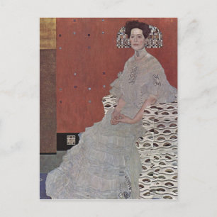 Carte Postale Gustav Klimt - Portrait de Fritza Riedler
