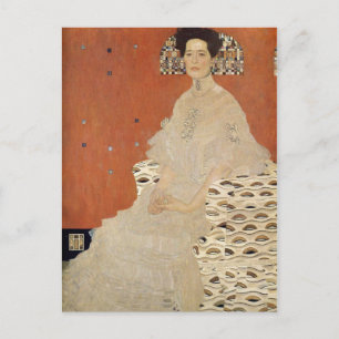 Carte Postale GUSTAV KLIMT - Portrait de Fritza Riedler 1906