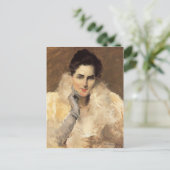 Carte Postale Gustav Klimt - Portrait d'une dame (Debout devant)