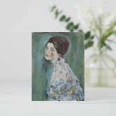 Carte Postale Gustav Klimt - Portrait d'une dame (Debout devant)
