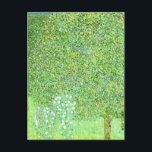 Carte Postale Gustav Klimt, rosiers sous les arbres<br><div class="desc">Gustav Klimt,  rosiers sous les arbres</div>