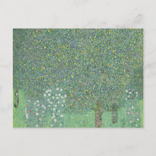 Carte Postale Gustav Klimt - Rosiers sous les arbres