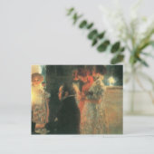 Carte Postale Gustav Klimt- Schubert au Piano II (Debout devant)