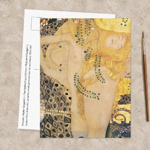 Carte Postale Gustav Klimt - Serpents d'eau I