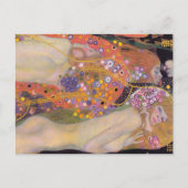 Carte Postale Gustav Klimt - Serpents d'eau II (Devant)