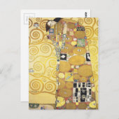 Carte Postale Gustav Klimt - The Hug - Art classique (Devant / Derrière)