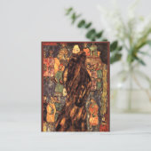 Carte Postale Gustav Klimt - The Polecat Fur (Debout devant)