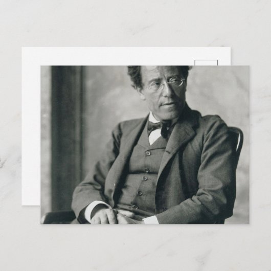Carte Postale Gustav Mahler (Devant / Derrière)