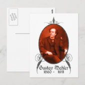 Carte Postale Gustav Mahler (Devant / Derrière)