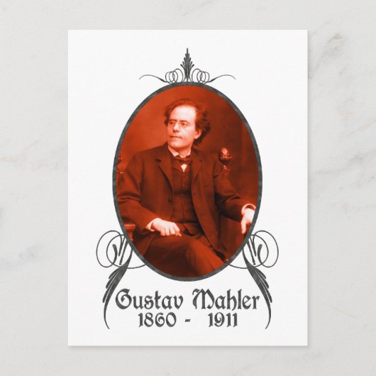 Carte Postale Gustav Mahler (Devant)