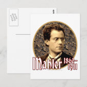Carte Postale Gustav Mahler (Devant / Derrière)