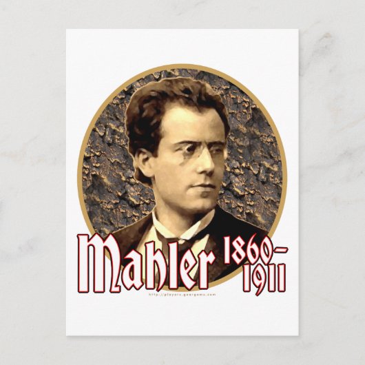 Carte Postale Gustav Mahler (Devant)