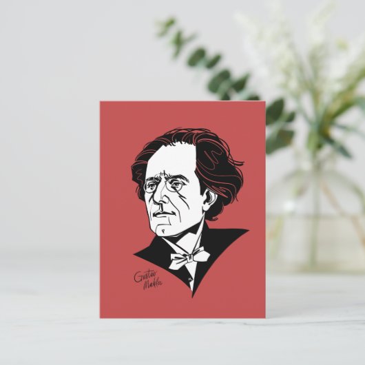Carte Postale Gustav Mahler (Debout devant)