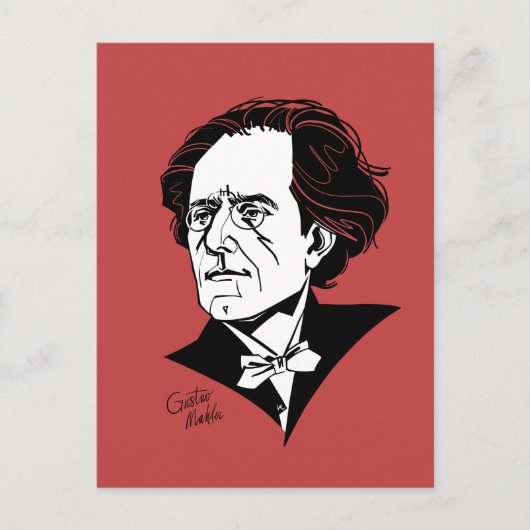 Carte Postale Gustav Mahler (Devant)