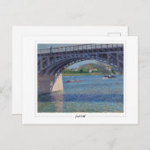 Carte Postale Gustave Caillebotte #10 - Beaux-Arts (Devant / Derrière)