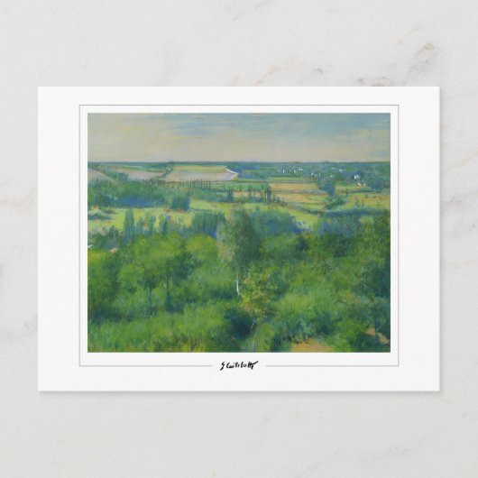 Carte Postale Gustave Caillebotte #146 - Beaux-Arts (Devant)