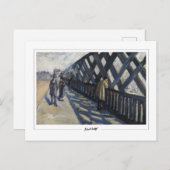 Carte Postale Gustave Caillebotte #298 - Beaux-Arts (Devant / Derrière)