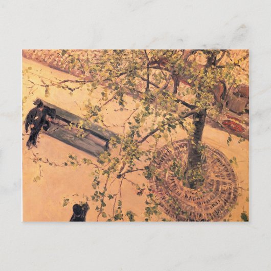 Carte Postale Gustave Caillebotte - Boulevard Vue d'en haut (Devant)