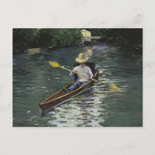 Carte Postale Gustave Caillebotte - Canot sur l'Yerres (Devant)