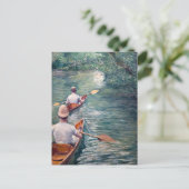 Carte Postale Gustave Caillebotte - Canots sur l'Yerres (Debout devant)