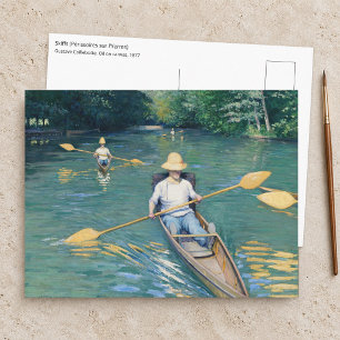 Carte Postale Gustave Caillebotte - Embarcations sur l'Yerres