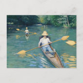 Carte Postale Gustave Caillebotte - Embarcations sur l'Yerres (Devant)