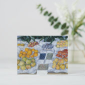 Carte Postale Gustave Caillebotte - Fruits présentés sur un socl (Debout devant)