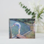 Carte Postale Gustave Caillebotte - Le Baigneur / Le Plongeur (Debout devant)