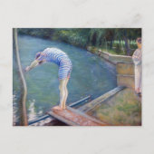 Carte Postale Gustave Caillebotte - Le Baigneur / Le Plongeur (Devant)