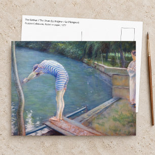 Carte Postale Gustave Caillebotte - Le Baigneur / Le Plongeur