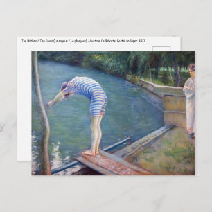 Carte Postale Gustave Caillebotte - Le Bather / Le Plongeur