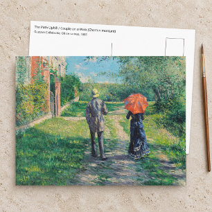 Carte Postale Gustave Caillebotte - Le Chemin montant