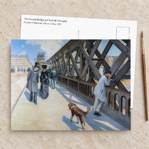 Carte Postale Gustave Caillebotte - Le Pont de l'Europe