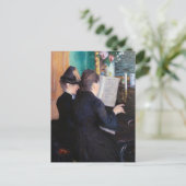 Carte Postale Gustave Caillebotte - Leçon de piano (Debout devant)