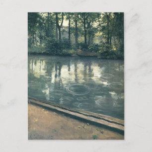 Carte Postale Gustave Caillebotte - Les Yerres, Pluie