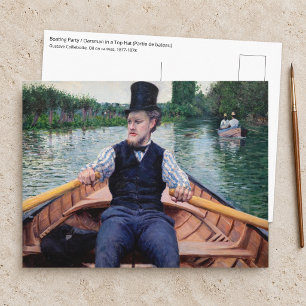 Carte Postale Gustave Caillebotte - Partie de bateau