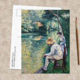 Carte Postale Gustave Caillebotte - Pêche à la ligne