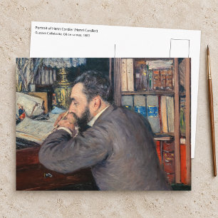 Carte Postale Gustave Caillebotte - Portrait d'Henri Cordier