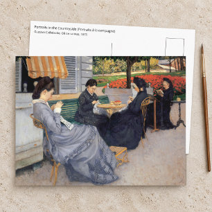 Carte Postale Gustave Caillebotte - Portraits à la campagne
