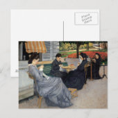 Carte Postale Gustave Caillebotte - Portraits dans la campagne (Devant / Derrière)