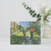 Carte Postale Gustave Caillebotte - Rising Road (Debout devant)