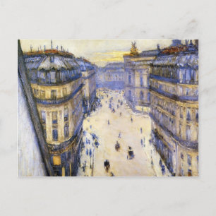 Carte Postale Gustave Caillebotte - Rue Halevy du Sixième étage