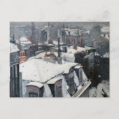 Carte Postale Gustave Caillebotte - Toits dans la neige (Devant)